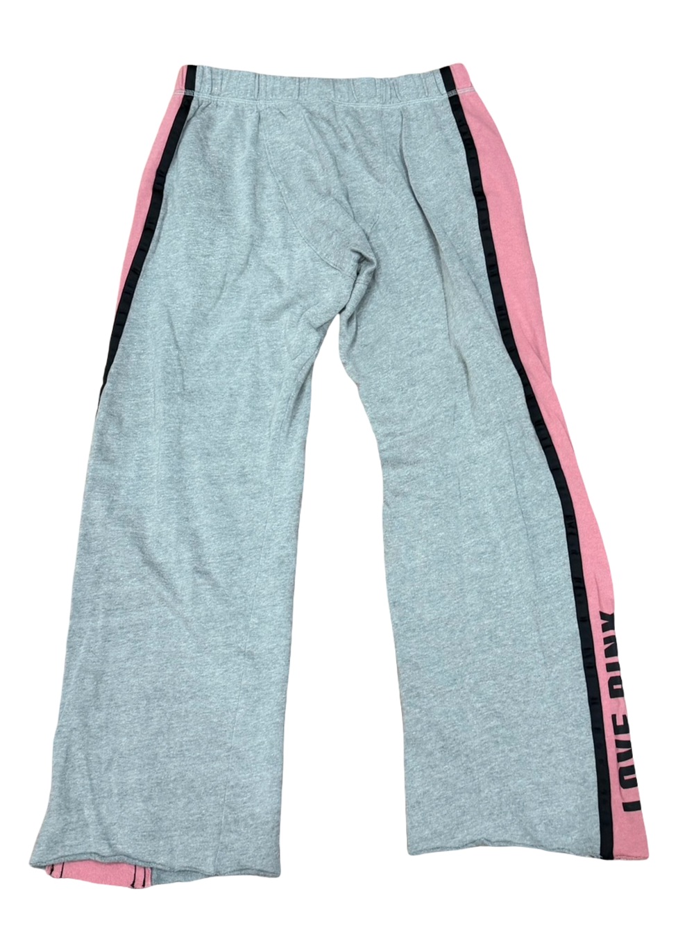 Victoria's Secret PINK Boyfriend Sweatpants Gray Heather Side Stripe Size Small - Picture 8 of 11